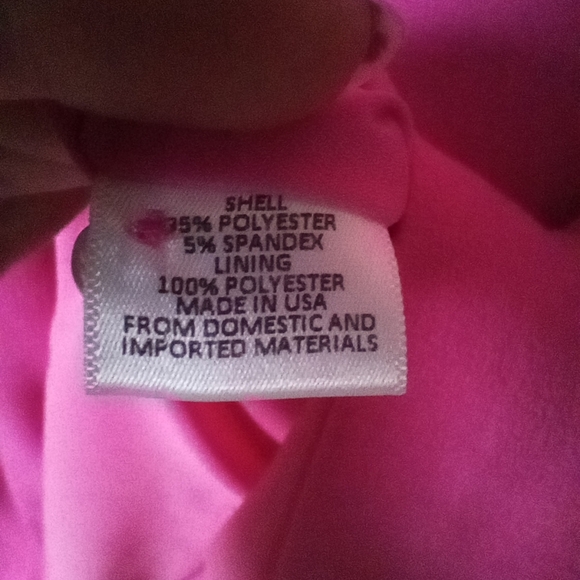 Elegant Pink Ruffle Sleeve Dress Size Medium - Picture 8 of 12